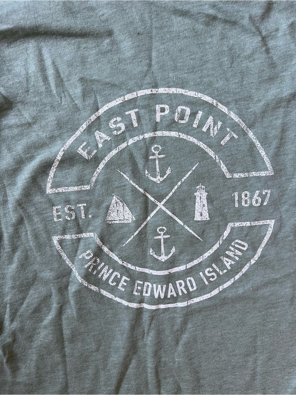 Prince Edward Island Graphic Tee - Sage Green